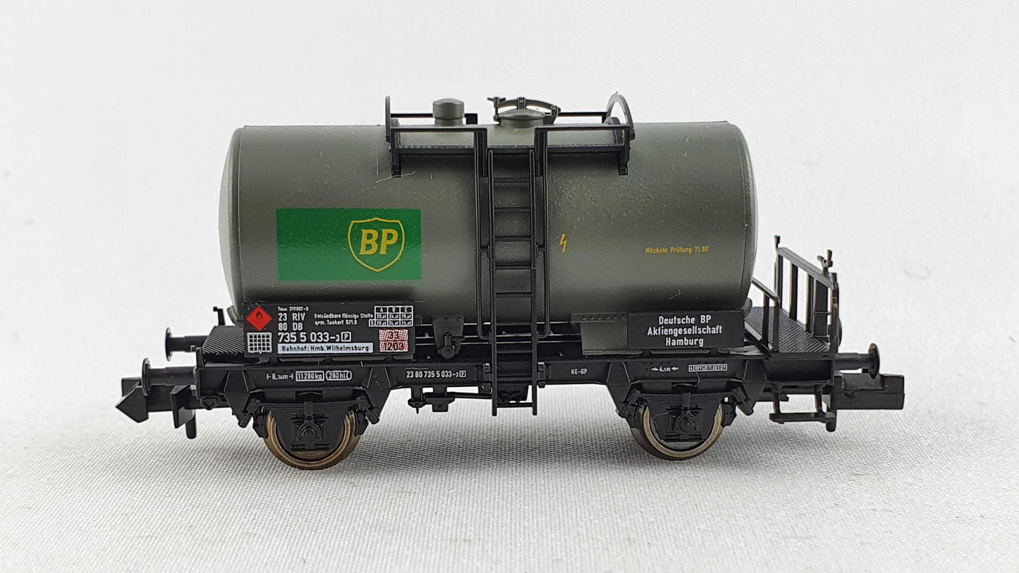 Fleischmann 8412 DB Kesselwagen mit Bremserbühne "BP" OVP (DG245)