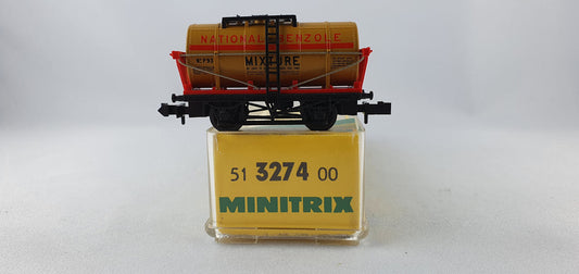 Minitrix 51 3274 00 BR Kesselwagen "National Benzole OVP (DG516)