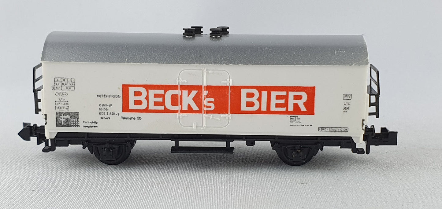 Minitrix 51 3532 00 DB Bierwagen "Becks Bier" OVP (E2276)
