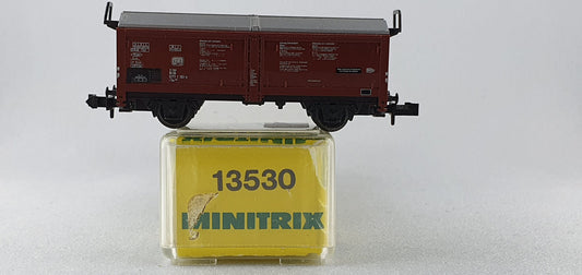 Minitrix 13530 DB Hubschiebedachwagen OVP (E3720)