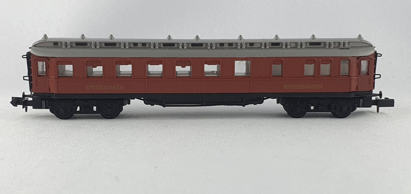 Voiture-restaurant Arnold 337 DRG, emballage d'origine, rouge (DP318) 