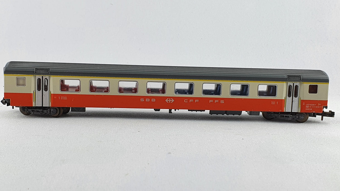 Minitrix 51 3146 00 SBB Swiss Express Wagen 1. Kl. OVP (15)