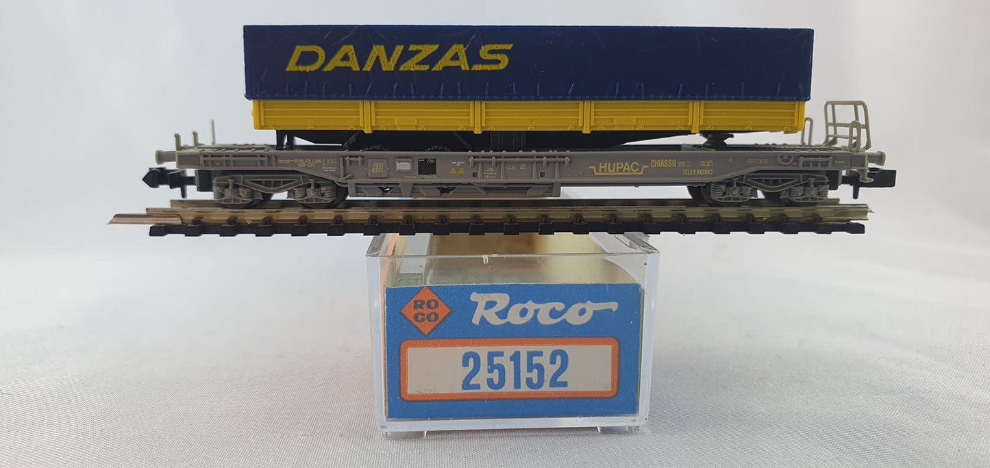 Roco 25152 Hupac Taschenwagen "DANZAS" OVP (DG790)