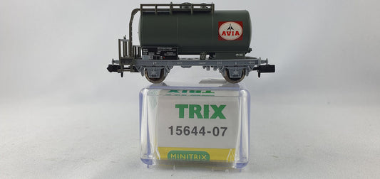 Minitrix 15644-07 Wagon-citerne SBB gris olive « AVIA » OVP (DG754) 