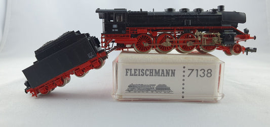 Locomotive annexe Fleischmann 7138 DB BR 39 OVP (CWL16) 