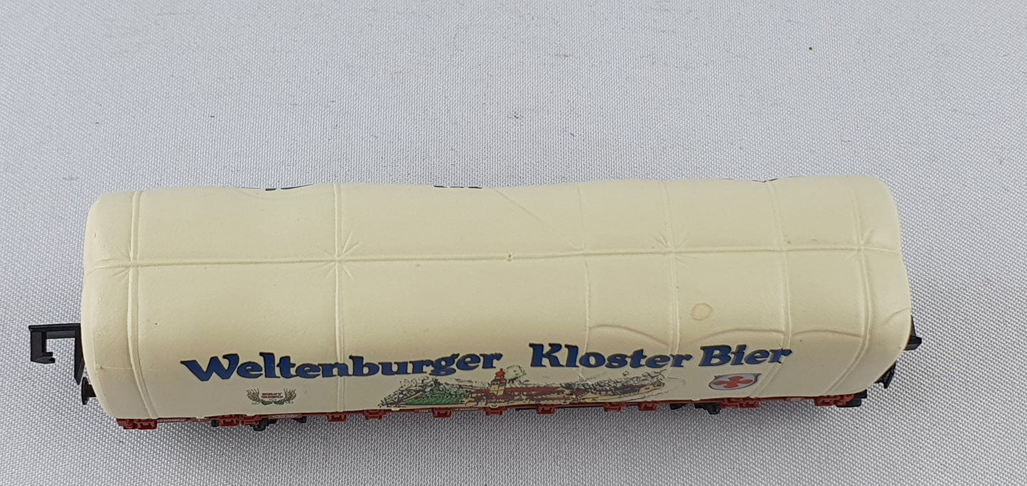 Arnold 4470 DB Rungenwagen mit Plane "Weltenburger Kloster Bräu" OVP (DG617)