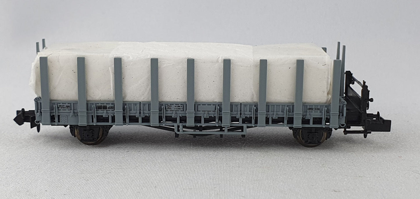 Minitrix 15644-17 SBB Rungenwagen mit 2 Kisten OVP (DG536)