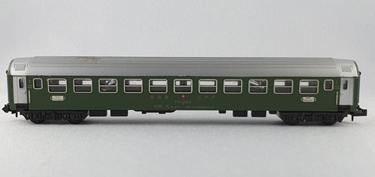 Minitrix 13026 SBB Schnellzugwagen UIC-X 2. Kl. grün (DP432)