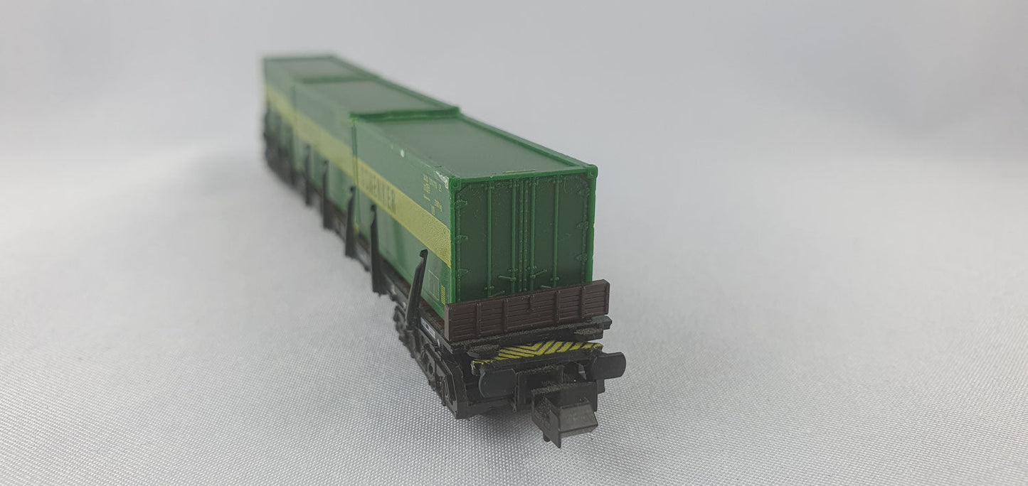Minitrix 51 3512 00 DB Containertragwagen "Schenker" (DG681)