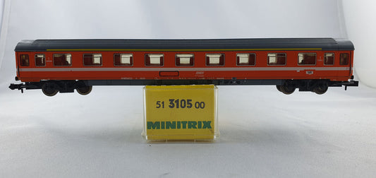 Minitrix 51 3105 00 SNCF Abteilwagen Eurofima 1. Kl. OVP (CWP 20)
