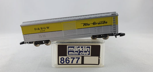 Märklin 8677 D&amp;RGW freight car OVP (DRZ10) 