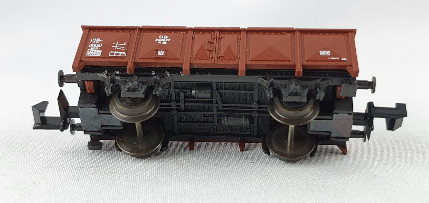 Roco 2324 DB Klappdeckelwagen gealtert OVP (E6934)