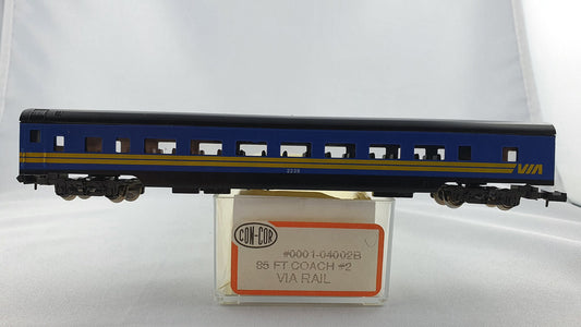 Con Cor 4002B2 Via Rail Smoothside Car OVP (DP15)