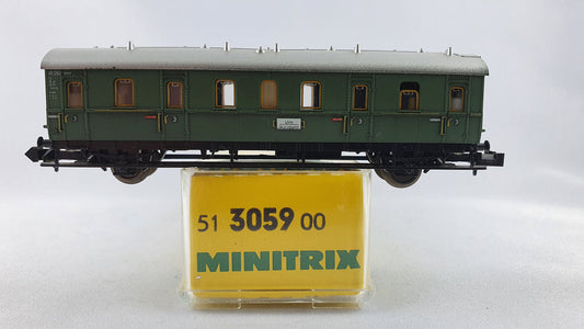 Minitrix 51 3059 00 DB Abteilwagen 3. Kl. OVP (DP171)