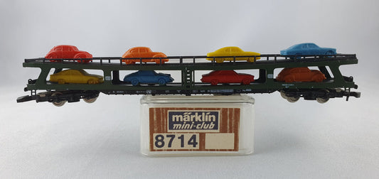 Märklin 8714 DB Reisezug Autotransportwagen OVP (EZW43)