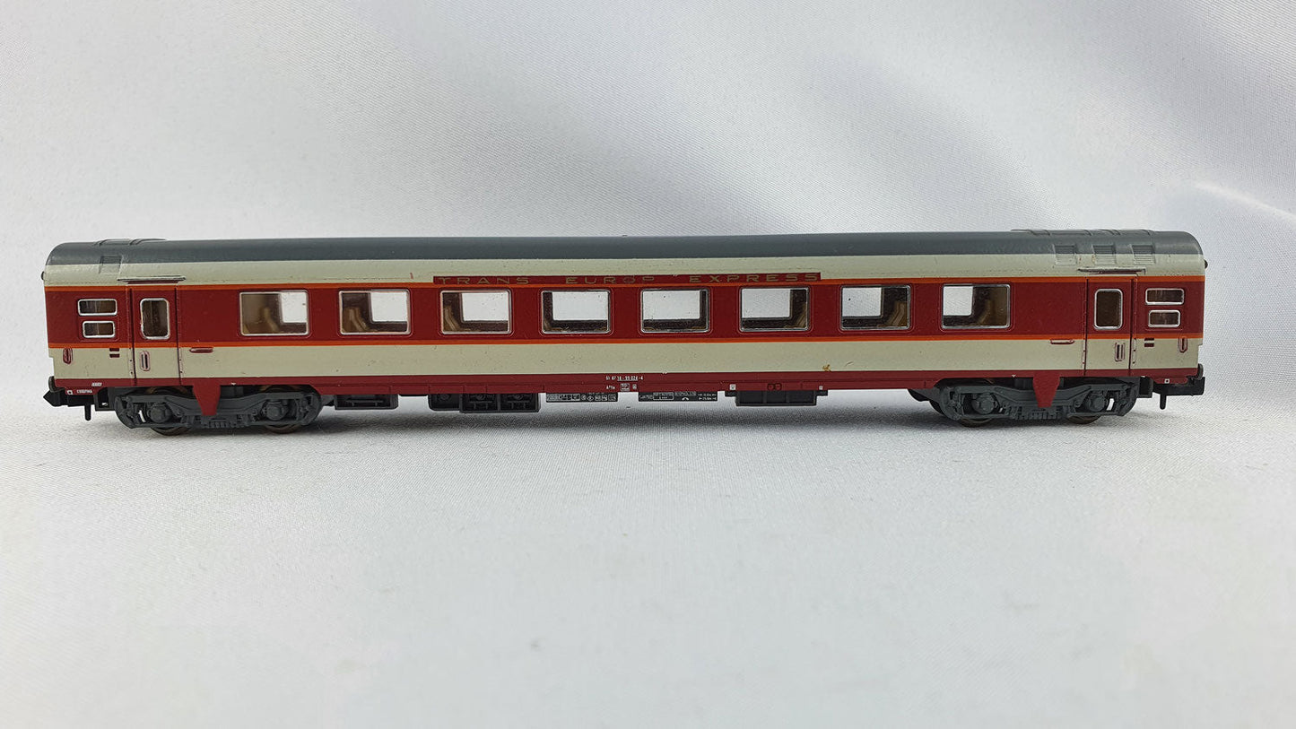 Minitrix 51 3123 00 SNCF Schnellzugwagen 1. Kl. "Grand Confort" TEE OVP (DP205)