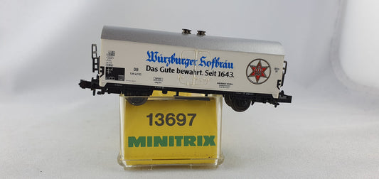 Minitrix 13697 DB Bierwagen "Würzburger Hofbräu OVP (E263)