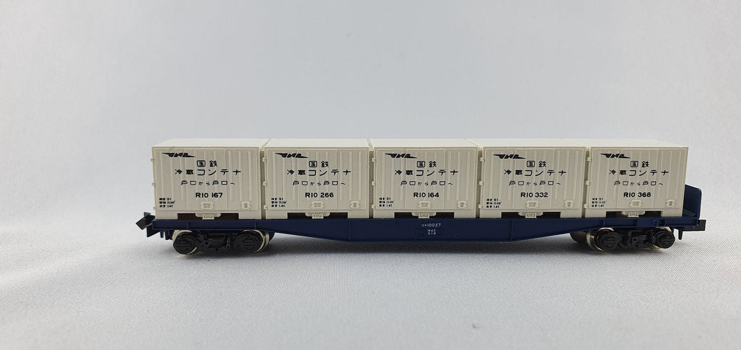 Kato 802-1  10000 JNR Contrainerwagen weiss OVP (DG19)