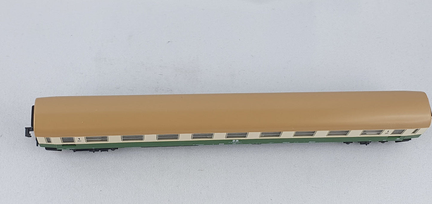 Arnold 3204 DR Schnellzugwagen 1. Kl. grün/beige OVP (DP324)