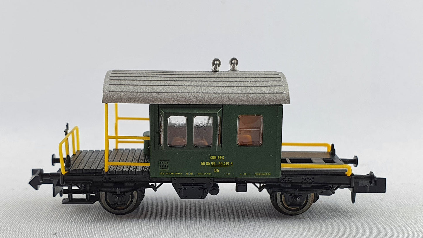 Hobbytrain 31031 SBB Zugbegleitwagen "Sputnik" OVP (E7128)