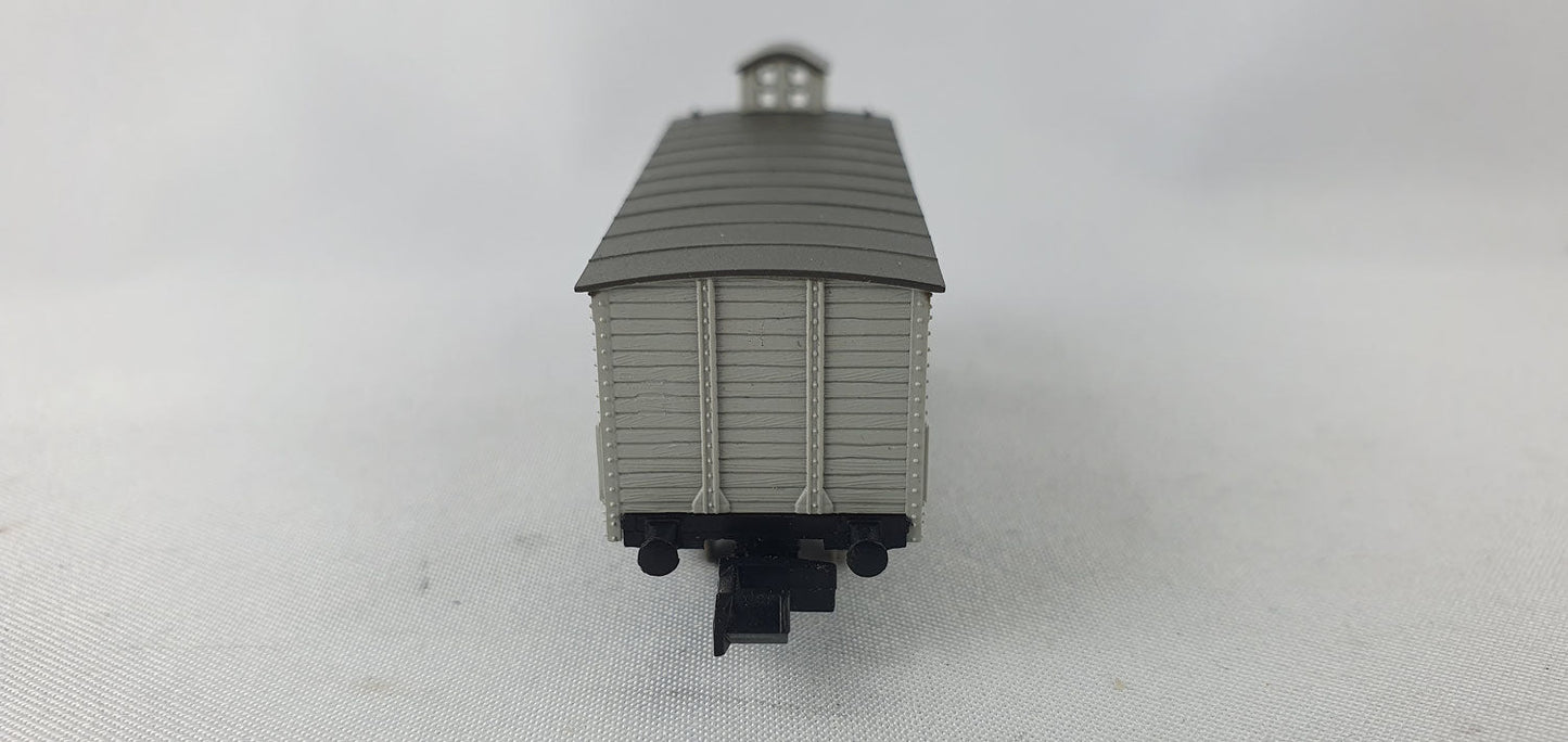 Minitrix 15960 K.W.ST.E ged. Güterwagen mit Brhs "Papierfabrik Salach" Clubwagen 2020 OVP (DG756)
