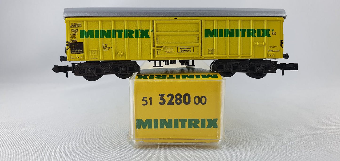 Minitrix 51 3280 00 DB Schwenkdachwagen "Minitrix" OVP (DG333)
