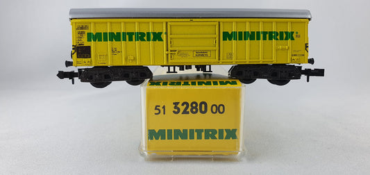Minitrix 51 3280 00 DB Schwenkdachwagen "Minitrix" OVP (DG333)