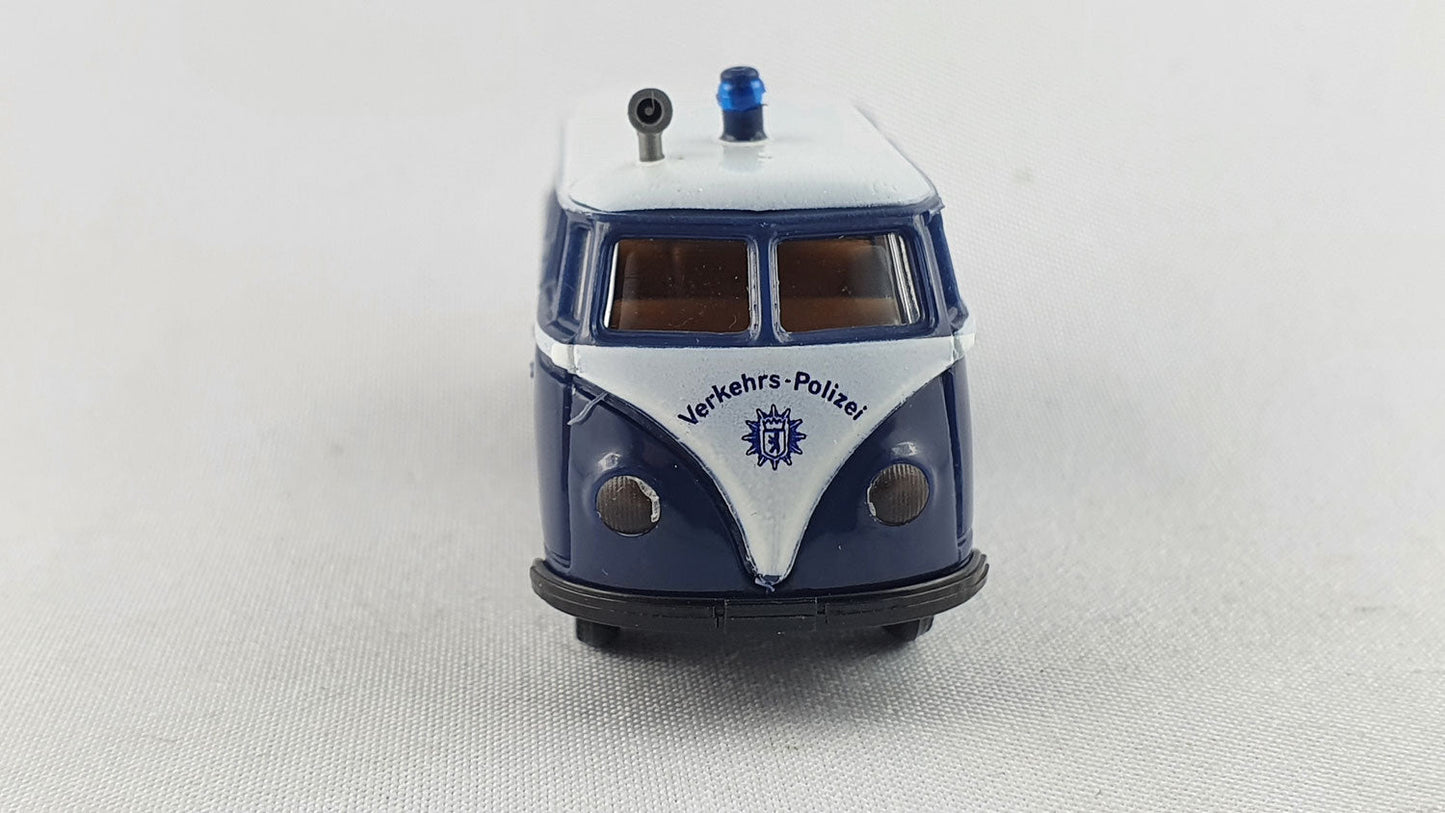 Brekina 1289 VW T1 "Verkehrspolizei Berlin" mit Lautsprecher neue Version OVP (Bre1289)