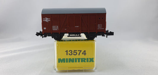 Minitrix 13574 BR ged. Güterwagen OVP (DG312)