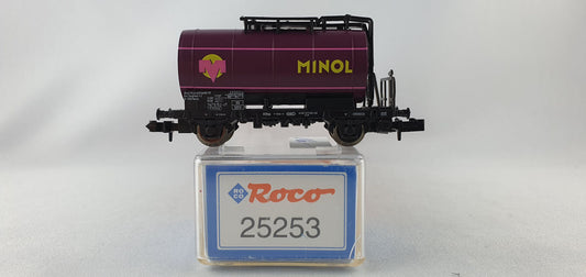 Roco 25253 Wagon-citerne DB violet « MINOL » d'origine (DG486) 