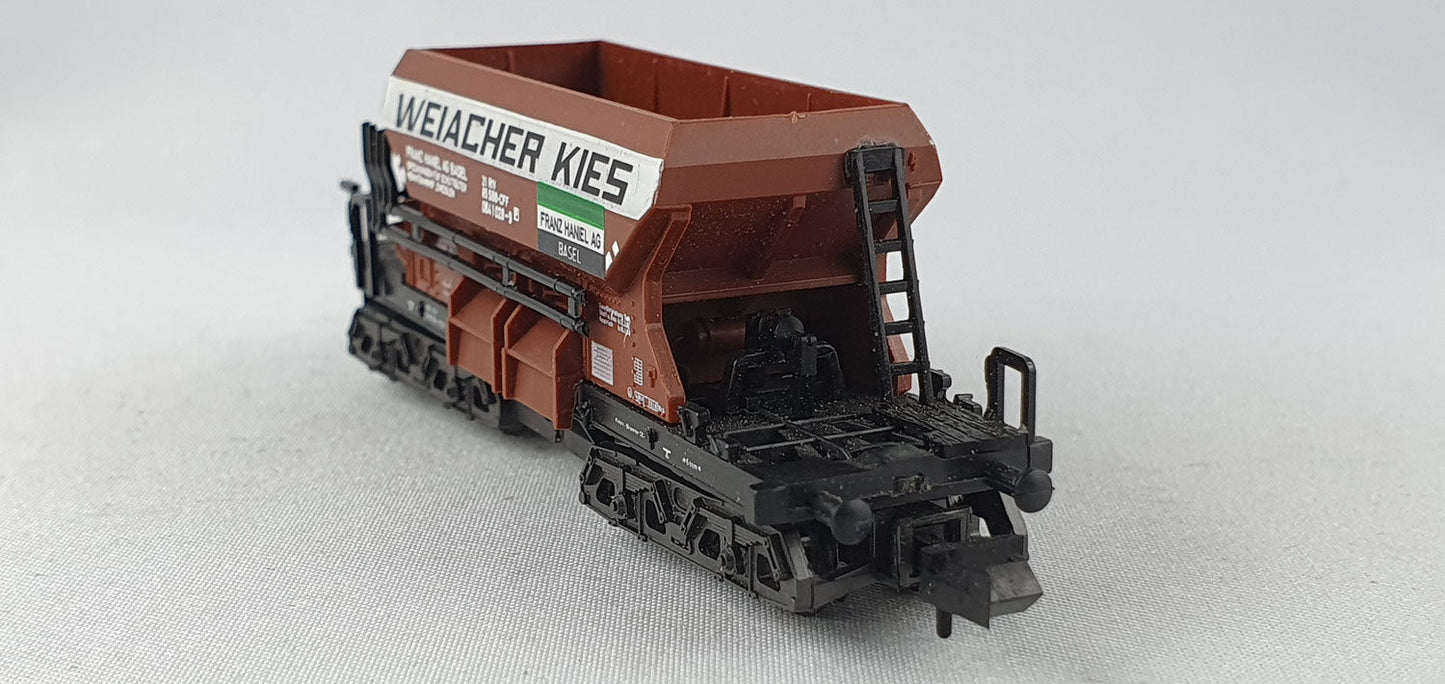 Minitrix 51 3294 00 SBB Selbstentladewgen "Weichacher Kies" OVP (DG519)