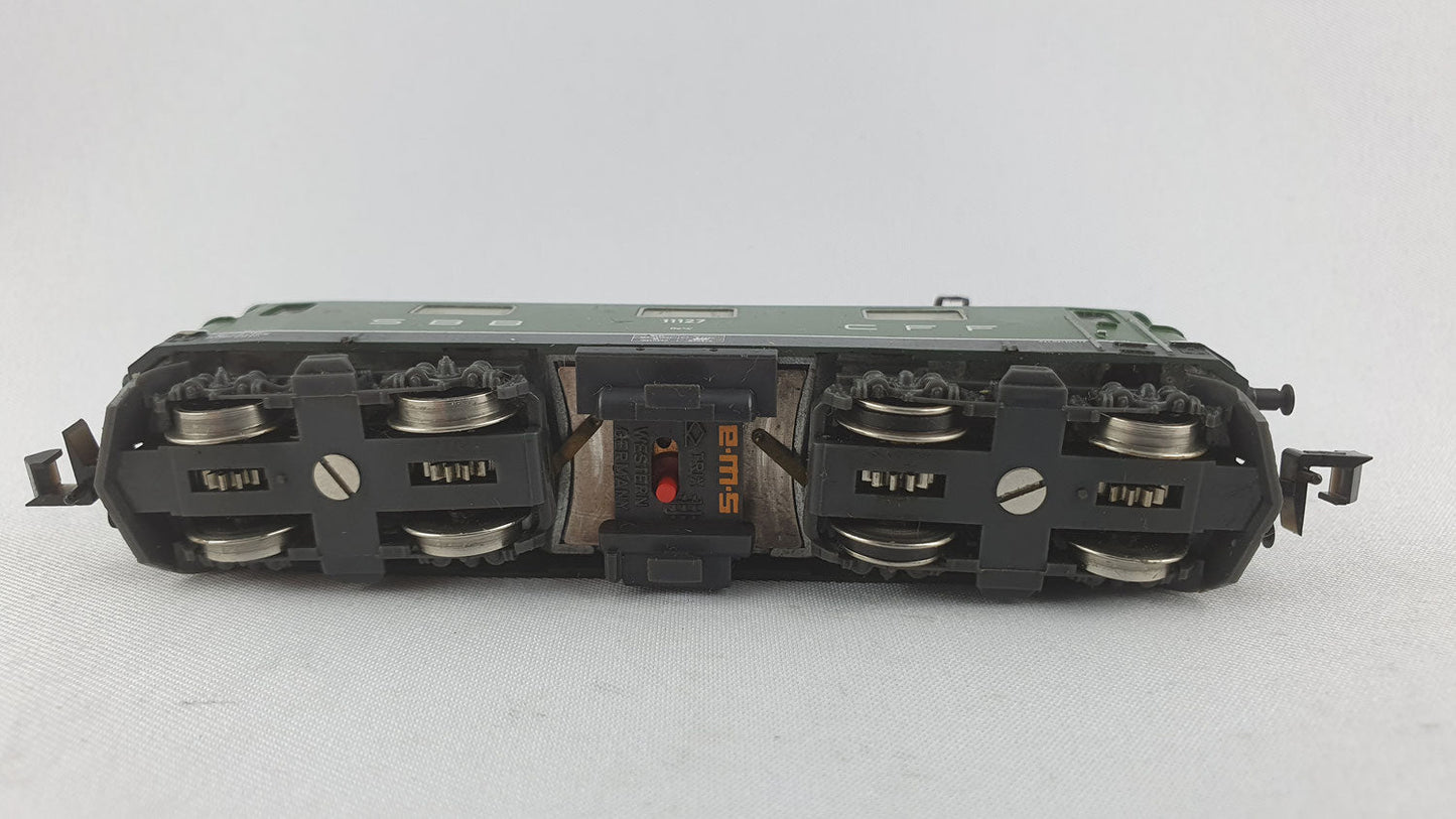 Minitrix 51 2171 00 SBB Re 4/4 mit 1 Pantograph OVP EMS E-Lok (WL7)