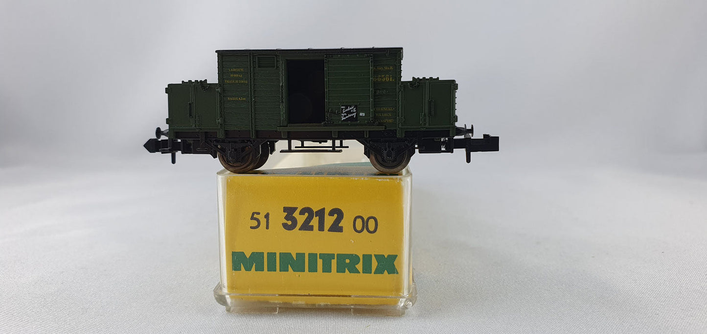 Minitrix 51 3212 00 K.Bay.Sts.B Kolonialwarenwagen OVP (DG285)