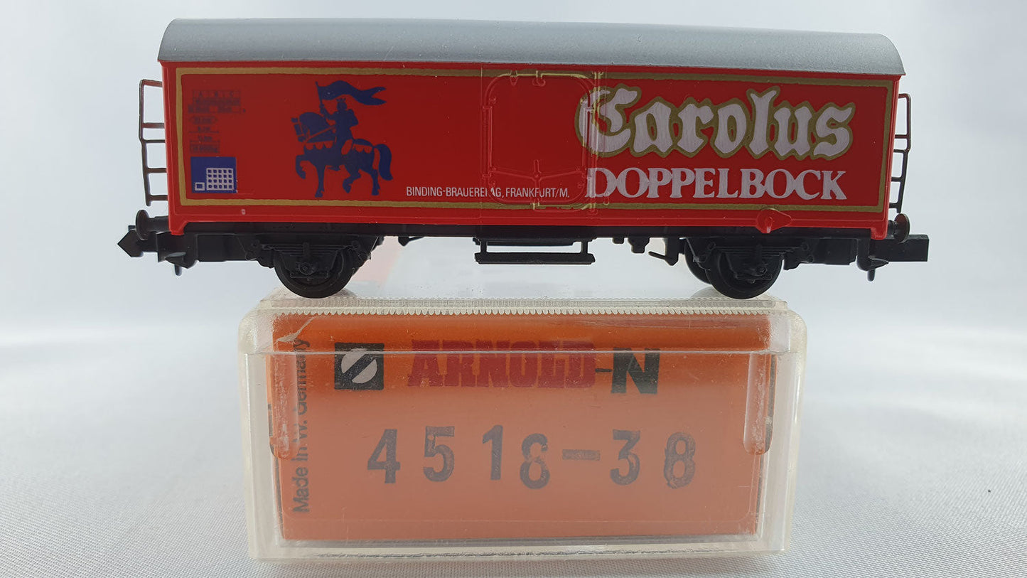 Arnold 4518-38 Bierwagen "Carolus Doppelbock" RARITÄT OVP (E249)
