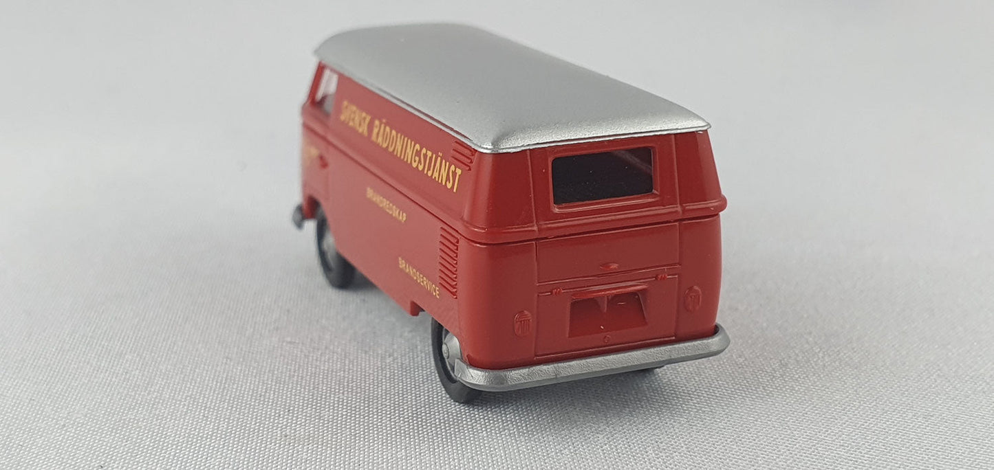 Brekina 1429 VW T1 Svensk Räddninstjönst OVP (Bre1429) S-Modell