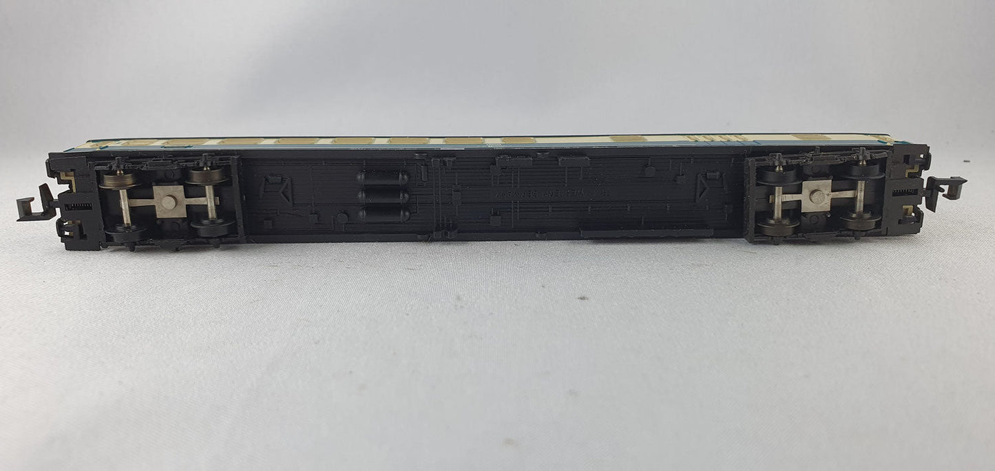 Minitrix 51 3117 00 DB express train carriage 2nd class with luggage compartment with light (DP572) 