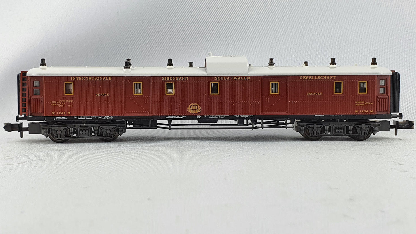 Minitrix 51 3182 00 CIWL Gepäckwagen mit Beleuchtung OVP (PR11)