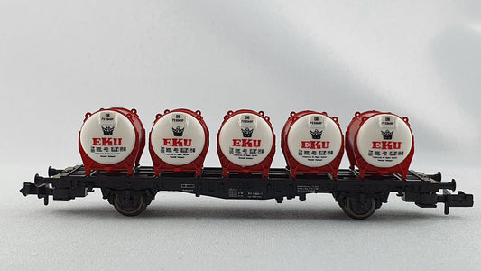 Fleischmann 8230 DB container wagon "EKU" (DG187) 