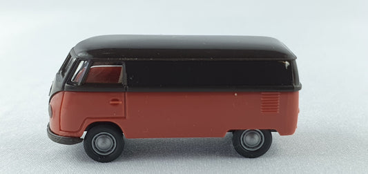 Brekina 684 VW T1 Kasten braunschwarz/siegelbackrot OVP (Bre684)