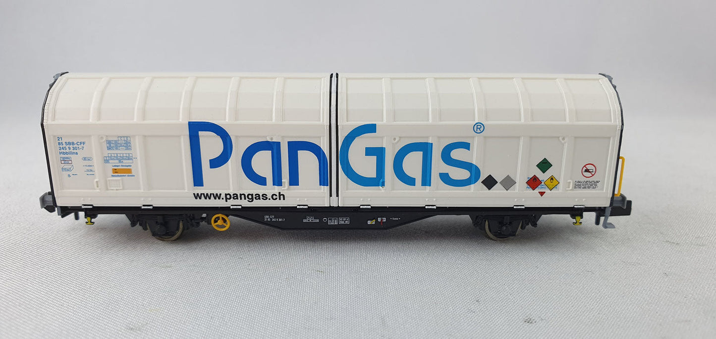 Fleischmann 826254 SBB Schiebewandwagen "Pan Gas" OVP (EB8)