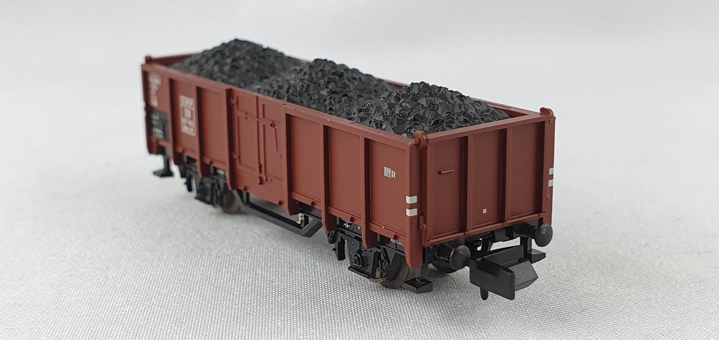 Minitrix 15194-39 DB off. Güterwagen mit Kohleeinsatz OVP (DG326)