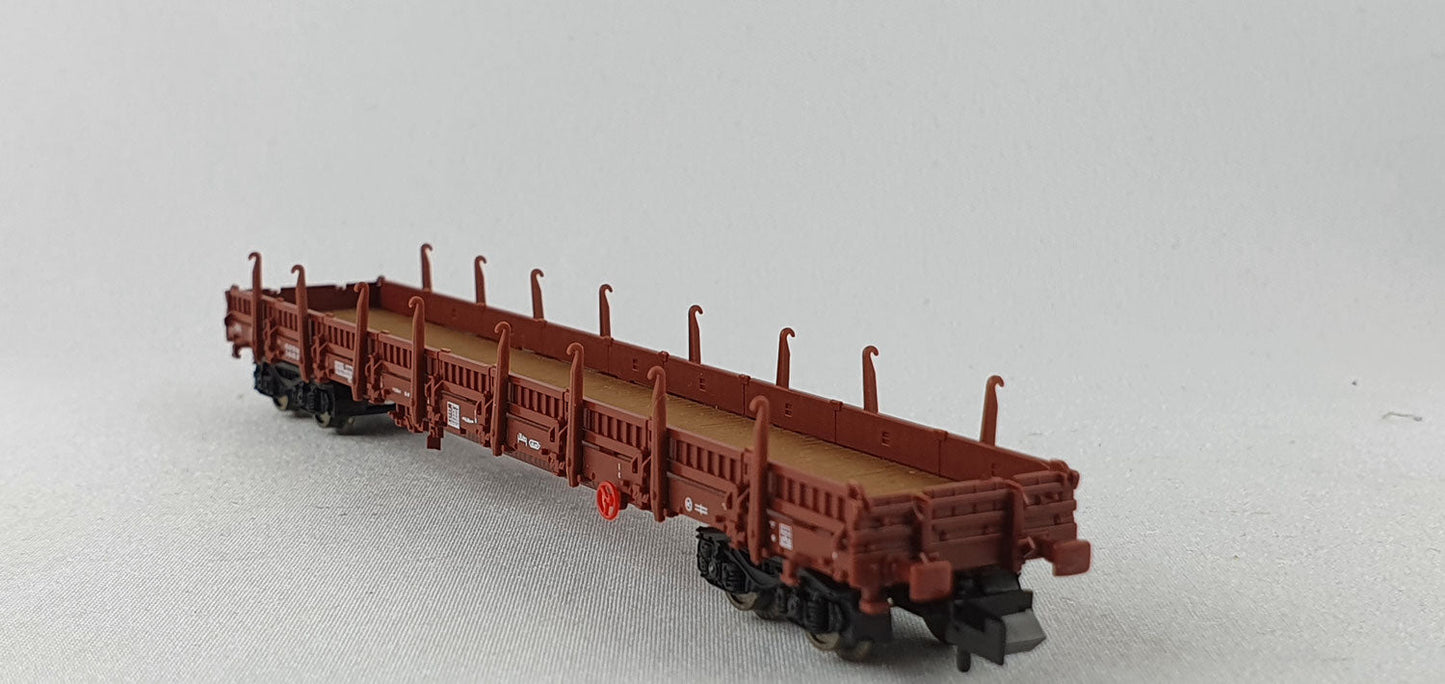 Fleischmann 8288 K DR Flatcar with Side Boards and Stakes, Original Packaging (DG441)