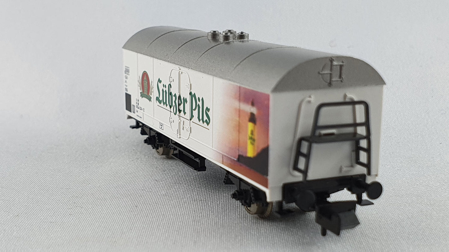 Fleischmann 848322 DB Kühlwagen "Lübzer Pils" Bierwagen "Exklusivmodell 2004" OVP (DG268)