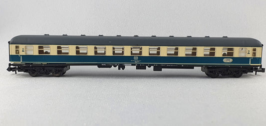 Minitrix 13134 DB Liegewagen 2. Kl. beige / blau (DP458)