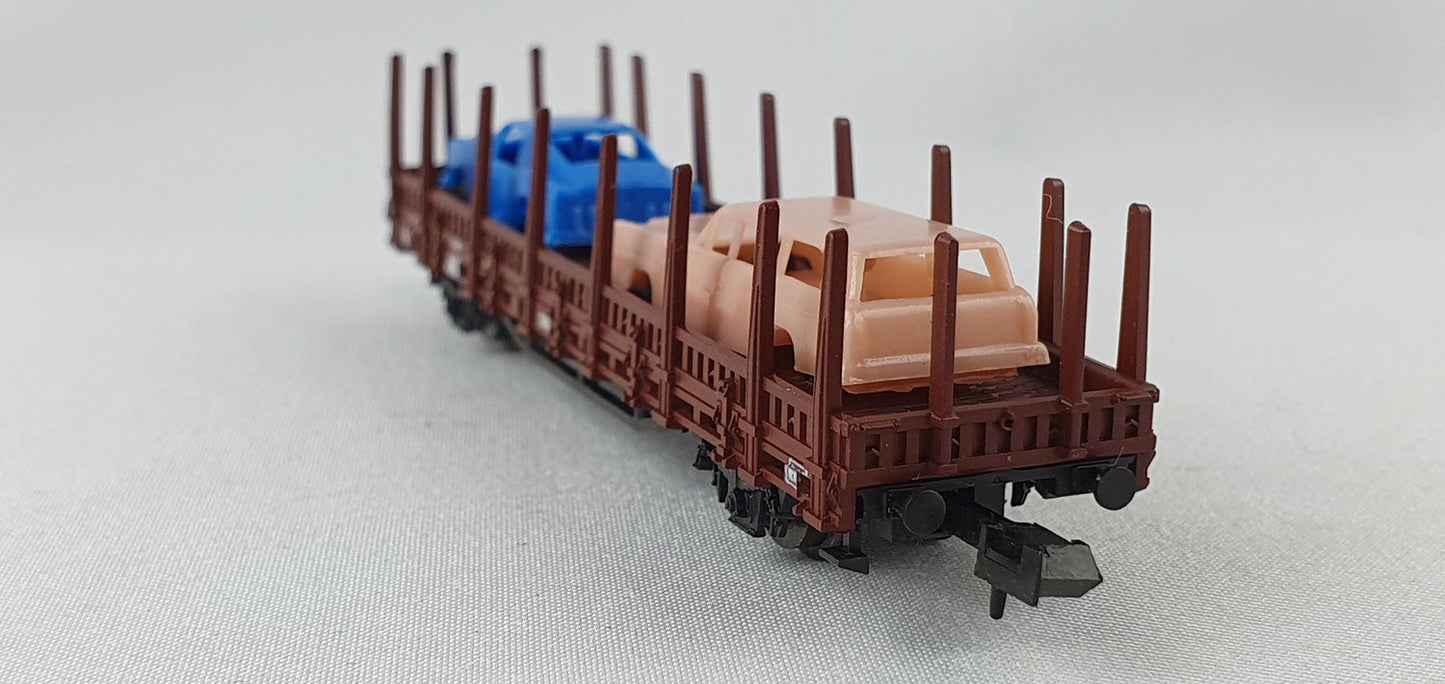 Roco 2316 DB Rungenwagen mit 2 PKW OVP (DG481)