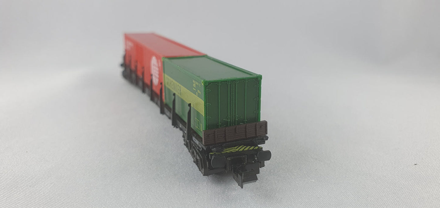 Minitrix 51 3512 00 DB Containertragwagen "Containerway Europe / Schenker" (DG680)