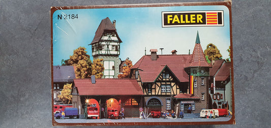 Faller 2184 Fire station/rescue station OVP (E111) 