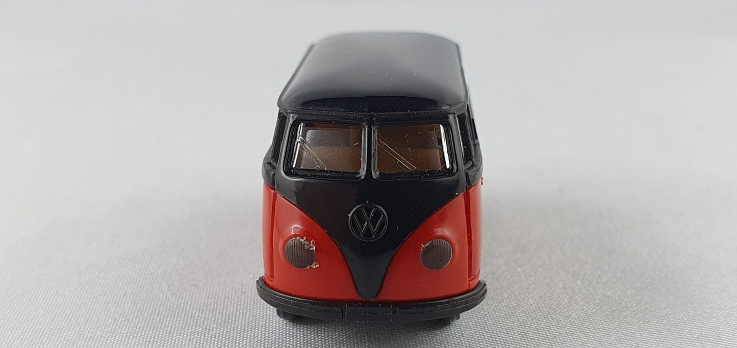Brekina 154 VW T1 schwarz/feuerrot (Bre154)