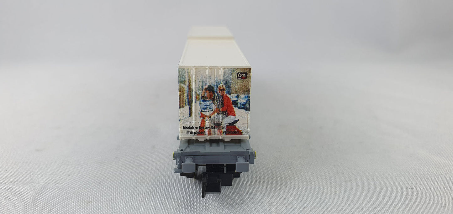 Fleischmann 865244 SBB Container Tragwagen "Cargo" OVP (EB7)