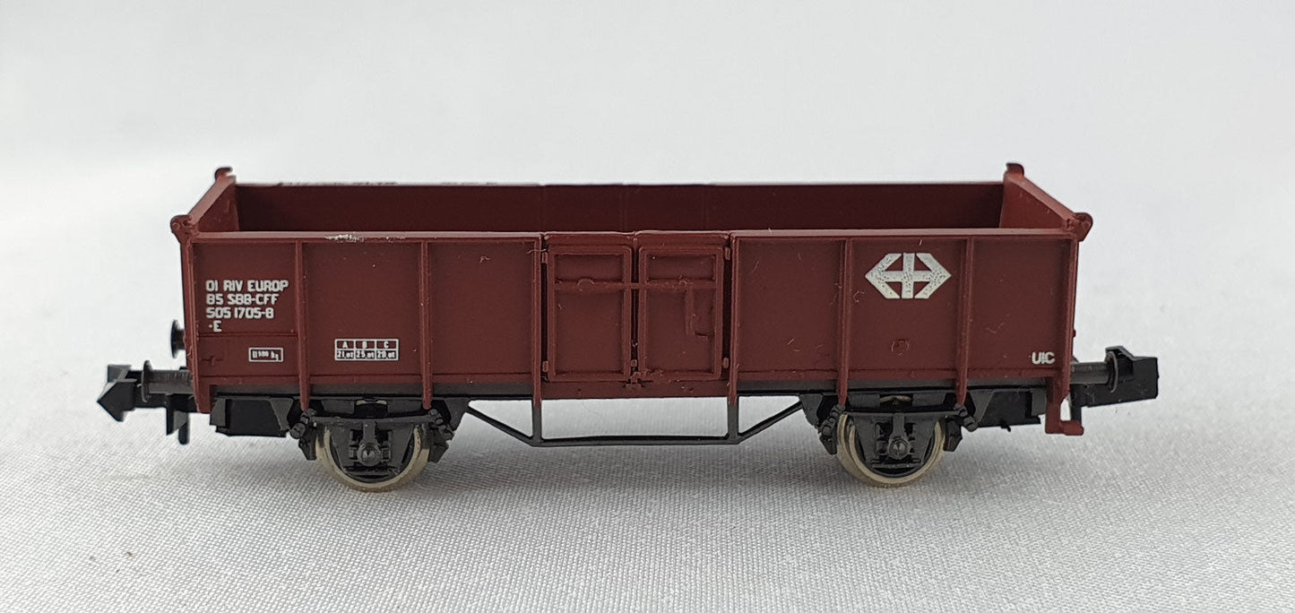 Rivarossi 9323 SBB offener Güterwagen OVP (PR2)